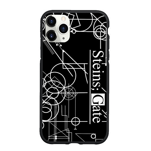 Чехол iPhone 11 Pro матовый SteinsGate Врата Штейна / 3D-Черный – фото 1