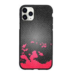 Чехол iPhone 11 Pro матовый Угольная черепица, цвет: 3D-черный