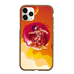 Чехол iPhone 11 Pro матовый Космический скейтборд