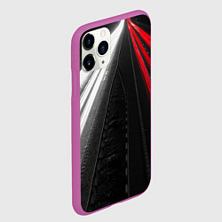 Чехол iPhone 11 Pro матовый Unlimited Highway, цвет: 3D-фиолетовый — фото 2