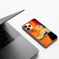Чехол iPhone 11 Pro матовый Issues - Korn, цвет: 3D-коричневый — фото 2