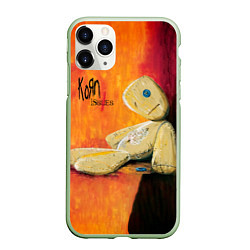 Чехол iPhone 11 Pro матовый Issues - Korn, цвет: 3D-салатовый
