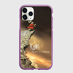 Чехол iPhone 11 Pro матовый Follow the Leader - Korn, цвет: 3D-фиолетовый