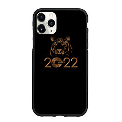 Чехол iPhone 11 Pro матовый 2022 Tiger Bronze Theme