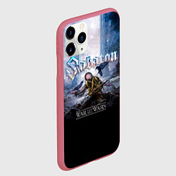 Чехол iPhone 11 Pro матовый The War to End All Wars - Sabaton, цвет: 3D-малиновый — фото 2