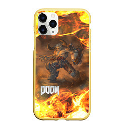 Чехол iPhone 11 Pro матовый КИБЕРДЕМОН DOOM 2