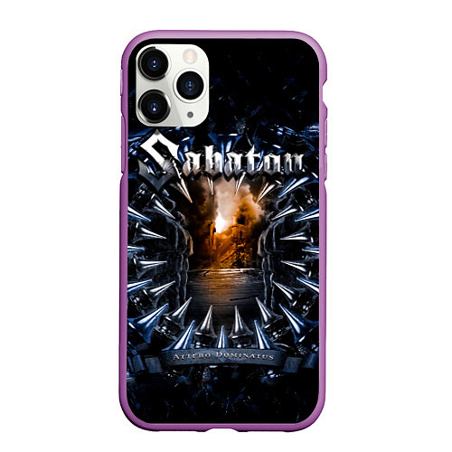 Чехол iPhone 11 Pro матовый Attero Dominatus - Sabaton / 3D-Фиолетовый – фото 1