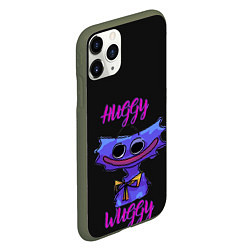 Чехол iPhone 11 Pro матовый Poppy Playtime: Huggy, цвет: 3D-темно-зеленый — фото 2
