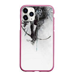 Чехол iPhone 11 Pro матовый The Hunting Party - Linkin Park, цвет: 3D-малиновый