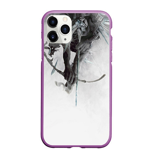 Чехол iPhone 11 Pro матовый The Hunting Party - Linkin Park / 3D-Фиолетовый – фото 1