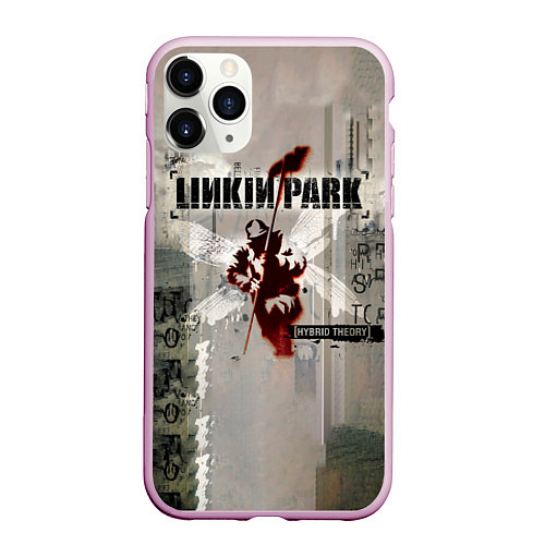 Чехол iPhone 11 Pro матовый Hybrid Theory Live Around The World - Linkin Park / 3D-Розовый – фото 1