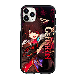 Чехол iPhone 11 Pro матовый Genshin Impact: Beidou, цвет: 3D-черный