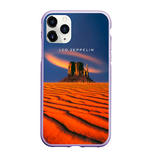 Чехол iPhone 11 Pro матовый Led Zeppelin коллекционное / 3D-Светло-сиреневый – фото 1