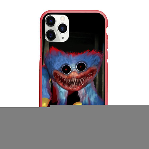 Чехол iPhone 11 Pro матовый POPPY PLAYTIME КРОВОЖАДНЫЙ ХАГГИ ВАГГИ / 3D-Красный – фото 1