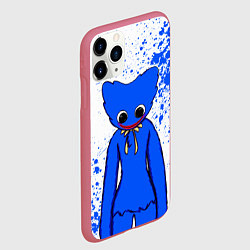 Чехол iPhone 11 Pro матовый POPPY PLAYTIME BLUE ИГРА ПОППИ ПЛЕЙТАЙМ ХАГГИ ВАГГ, цвет: 3D-малиновый — фото 2