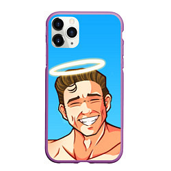 Чехол iPhone 11 Pro матовый BILLY HERRINGTON, цвет: 3D-фиолетовый