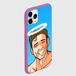 Чехол iPhone 11 Pro матовый BILLY HERRINGTON, цвет: 3D-фиолетовый — фото 2
