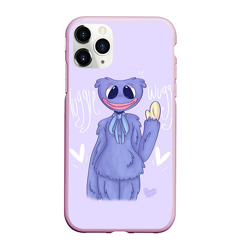 Чехол iPhone 11 Pro матовый МИЛАШКА ХАГГИ ВАГГИ - POPPY PLAYTIME / 3D-Розовый – фото 1