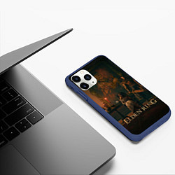 Чехол iPhone 11 Pro матовый Elden Ring - Королева, цвет: 3D-тёмно-синий — фото 2