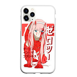 Чехол iPhone 11 Pro матовый Zero Two - Darling in the Franxx