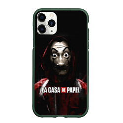 Чехол iPhone 11 Pro матовый РИСУНОК БУМАЖНЫЙ ДОМ - LA CASA DE PAPEL BELLA CIAO