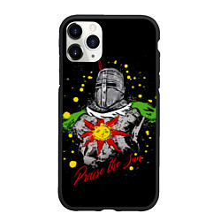 Чехол iPhone 11 Pro матовый Praise the Sun! Dark Souls