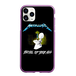 Чехол iPhone 11 Pro матовый Kill Em All - Metallica, цвет: 3D-фиолетовый