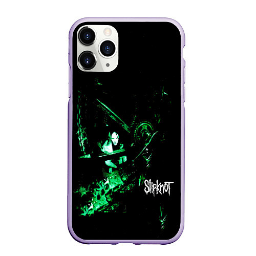 Чехол iPhone 11 Pro матовый Mate Feed Kill Repeat - Slipknot / 3D-Светло-сиреневый – фото 1