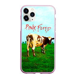 Чехол iPhone 11 Pro матовый Atom Heart Mother - Pink Floyd, цвет: 3D-розовый