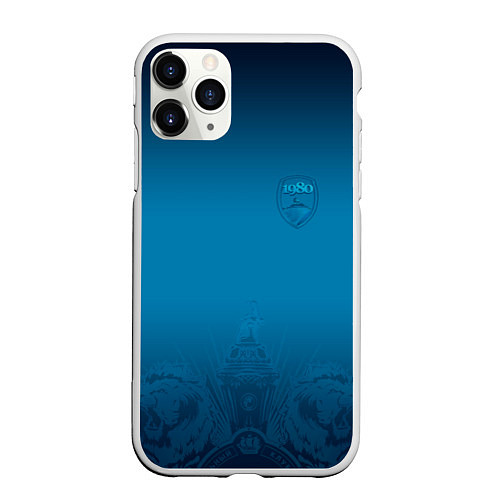 Чехол iPhone 11 Pro матовый 1980 SPB Fans / 3D-Белый – фото 1