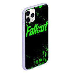 Чехол iPhone 11 Pro матовый FALLOUT ПУПСЫ ПАТТЕРН ЗЕЛЁНЫЙ ЯДЕРНАЯ ЗИМА, цвет: 3D-светло-сиреневый — фото 2