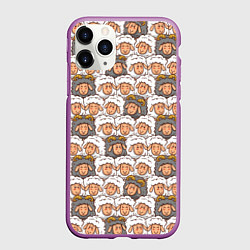 Чехол iPhone 11 Pro матовый Овечки и барашки