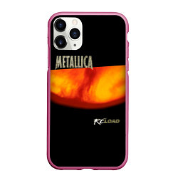 Чехол iPhone 11 Pro матовый Metallica ReLoad, цвет: 3D-малиновый