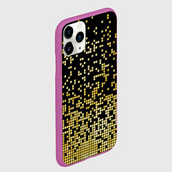 Чехол iPhone 11 Pro матовый Fashion Pattern 2028, цвет: 3D-фиолетовый — фото 2