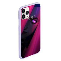 Чехол iPhone 11 Pro матовый ArcaneДжинкc, цвет: 3D-светло-сиреневый — фото 2