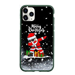 Чехол iPhone 11 Pro матовый Santa Dabbing с подарками