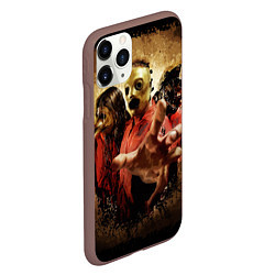 Чехол iPhone 11 Pro матовый SLIPKNOT All Hope Is Gone, цвет: 3D-коричневый — фото 2