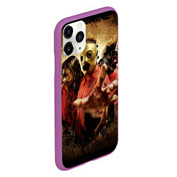 Чехол iPhone 11 Pro матовый SLIPKNOT All Hope Is Gone, цвет: 3D-фиолетовый — фото 2