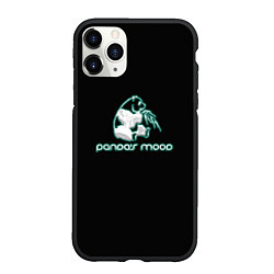 Чехол iPhone 11 Pro матовый Pandas mood, цвет: 3D-черный