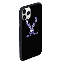 Чехол iPhone 11 Pro матовый Deers mood, цвет: 3D-черный — фото 2