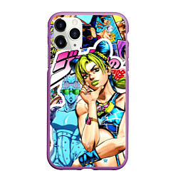 Чехол iPhone 11 Pro матовый JoJos Bizarre Adventure - Джолин Кудзё