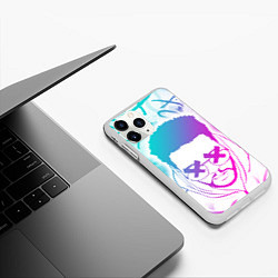 Чехол iPhone 11 Pro матовый The Weeknd, XO, цвет: 3D-белый — фото 2