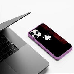 Чехол iPhone 11 Pro матовый DESTINY 2 CAYDE 6 КЕЙД 6, цвет: 3D-фиолетовый — фото 2