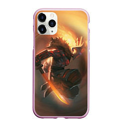 Чехол iPhone 11 Pro матовый DOTA 2 ДЖАГЕРНАУТ, цвет: 3D-розовый