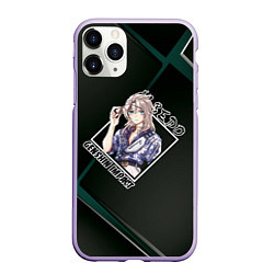 Чехол iPhone 11 Pro матовый Альбедо Albedo Genshin Impact, цвет: 3D-светло-сиреневый