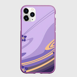 Чехол iPhone 11 Pro матовый БААЛ СЁГУН РАЙДЕН, цвет: 3D-фиолетовый