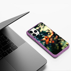 Чехол iPhone 11 Pro матовый Obscured by Clouds - Pink Floyd, цвет: 3D-фиолетовый — фото 2