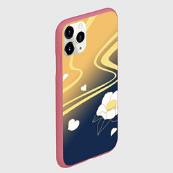 Чехол iPhone 11 Pro матовый КОСТЮМ АЯКИ КАМИСАТО, цвет: 3D-малиновый — фото 2