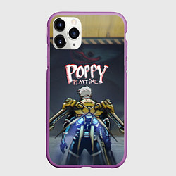 Чехол iPhone 11 Pro матовый ПОППИ ЗУБАСТЫЙ МОНСТ, цвет: 3D-фиолетовый