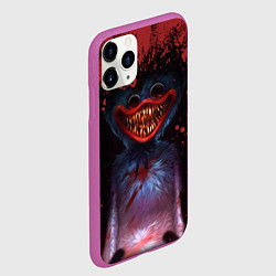 Чехол iPhone 11 Pro матовый Blood Poppy Playtime, цвет: 3D-фиолетовый — фото 2